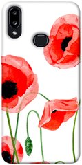 Чехол для Samsung Galaxy A10s PandaPrint Акварельные маки цветы