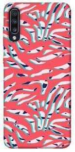 Чехол для Samsung Galaxy A70 (A705F) PandaPrint Red Zebra print паттерн