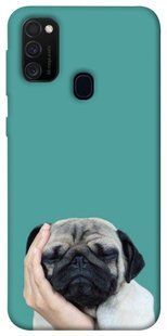 Чехол для Samsung Galaxy M30s / M21 PandaPrint Спящий мопс животные