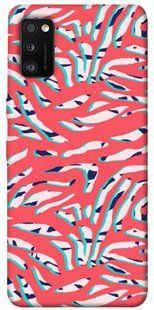 Чохол для Samsung Galaxy A41 PandaPrint Red Zebra print патерн