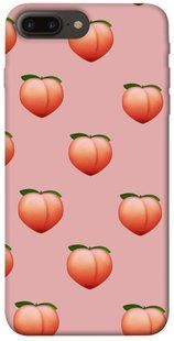 Чохол для Apple iPhone 7 plus / 8 plus (5.5 "") PandaPrint Персики патерн