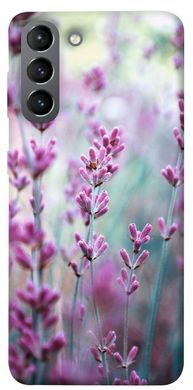 Чехол для Samsung Galaxy S21 PandaPrint Лаванда 2 цветы