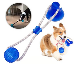 Игрушка для домашних животных, Мяч на веревке с присоской