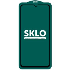 Захисне скло SKLO 5D (full glue) (тех.пак) для Xiaomi Redmi Note 10 / Note 10s Чорний