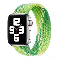 Ремінець Braided Solo Loop для Apple Watch 42/44/45 mm Rainbow Green