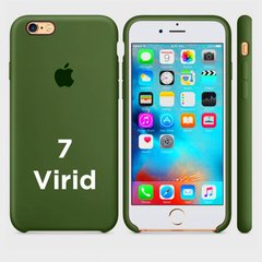 Чехол Apple silicone case for iPhone 6/6s Virid / темно - зеленый