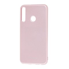 Чохол для Huawei P40 Lite E Molan Cano глянець рожево-золотистий