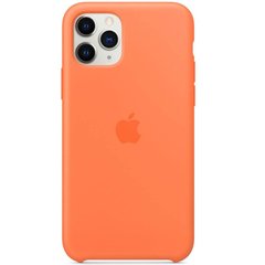 Чехол Silicone case Original 1:1 (AAA) для Apple iPhone 11 Pro Max (6.5") (Оранжевый / Vitamin C) Лучшее качество!!