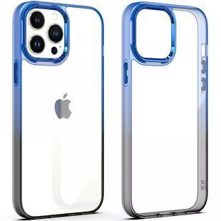 Чохол TPU+PC Fresh sip series для Apple iPhone 13 (6.1"") Чорний / Синій