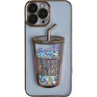 Чохол для iPhone 14 Shining Fruit Cocktail Case + скло на камеру Gold