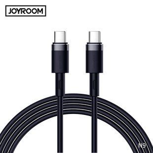 Кабель JOYROOM Type-C to Type-C Liquid Silicone Data Cable S-1230N9 |1.2m, 3A| Black, Black