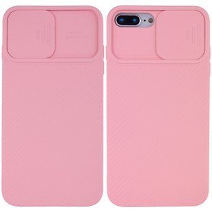 Чохол Camshield Square TPU зі шторкою для камери для Apple iPhone 7 plus / 8 plus (5.5"") Rose Gold