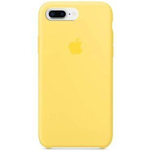 Чехол silicone case for iPhone 7 Plus/8 Plus Canary Yellow / Желтый