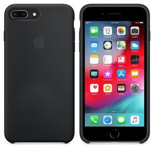 Чехол silicone case for iPhone 7 Plus/8 Plus Black / Черный