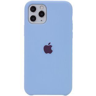 Чехол silicone case for iPhone 11 Pro (5.8") (Голубой / Lilac Blue)