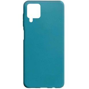 Силиконовый чехол Candy для Samsung Galaxy A12 (Синий / Powder Blue)