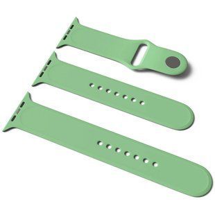 Силиконовый ремешок для Apple Watch Sport Band 38 / 40 (S/M & M/L) 3pcs (Мятный / Mint)