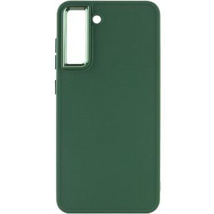 TPU чохол Bonbon Metal Style для Samsung Galaxy S24 (Зелений / Army green)