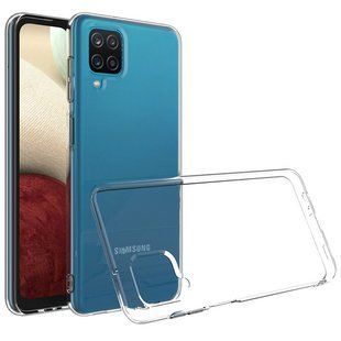 TPU чехол Epic Transparent 1,0mm для Samsung Galaxy A12 (Бесцветный (прозрачный))