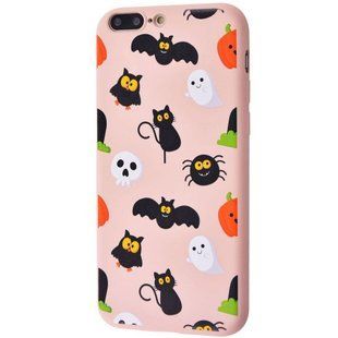 TPU чохол WAVE Fancy для Apple iPhone 7 plus / 8 plus (5.5 ") (Black cats / Pink sand)