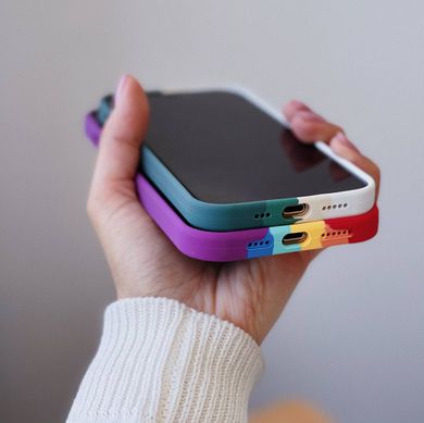 Чохол Rainbow Case для iPhone 11 Pro Max White/Pine Green