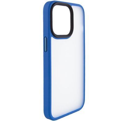 TPU+PC чохол Metal Buttons для Apple iPhone 14 Plus (6.7") Блакитний
