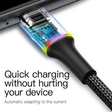 Кабель BASEUS Micro USB Halo |3A, 0.5M| Black, Black