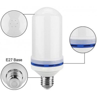 Лампа LED Flame Bulb с эффектом пламени огня E27