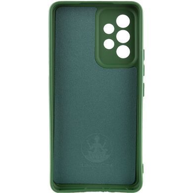 Чохол Silicone Cover Lakshmi Full Camera (A) для Samsung Galaxy A34 5G Зелений / Dark green