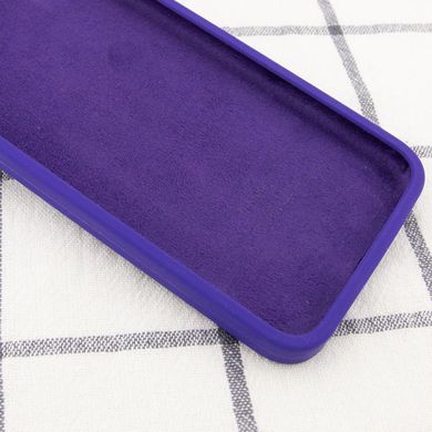 Чехол для Apple iPhone XR (6.1"") Silicone Case Full Camera закрытый низ + защита камеры Фиолетовый / Ultra Violet квадратные борты