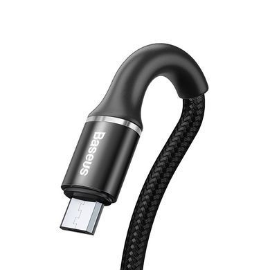 Кабель BASEUS Micro USB Halo |3A, 0.5M| Black, Black