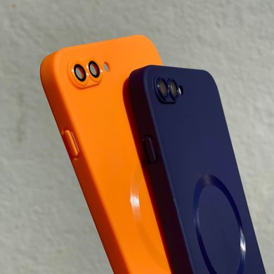Чехол для iPhone 7 Plus / 8 Plus Sapphire Matte with MagSafe + стекло на камеру Dark purple