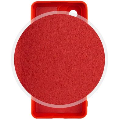 Чехол для Xiaomi 11T / 11T Pro Silicone Full camera закрытый низ + защита камеры Красный / Red