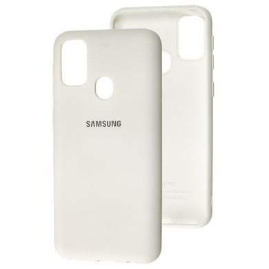 Чехол для Samsung Galaxy M21 / M30s My Colors белый с закрытым низом и микрофиброй