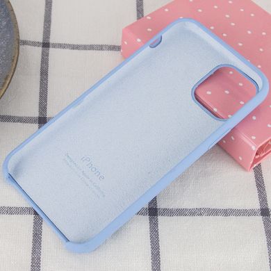 Чехол silicone case for iPhone 11 Pro (5.8") (Голубой / Lilac Blue)