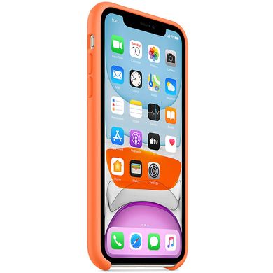 Чехол Silicone case Original 1:1 (AAA) для Apple iPhone 11 Pro Max (6.5") (Оранжевый / Vitamin C) Лучшее качество!!