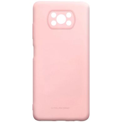 TPU чохол Molan Cano Smooth для Xiaomi Poco X3 NFC (рожевий)