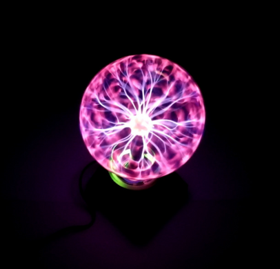 Плазмовий куля Блискавка Plasma ball світильник 12 см