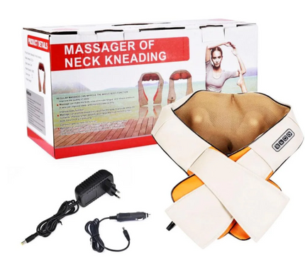 Роликовий масажер для спини та шиї Massager of Neck Kneading
