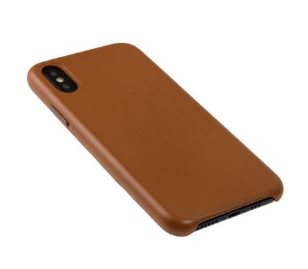 Чехол для iPhone X / Xs Leather classic "brown"