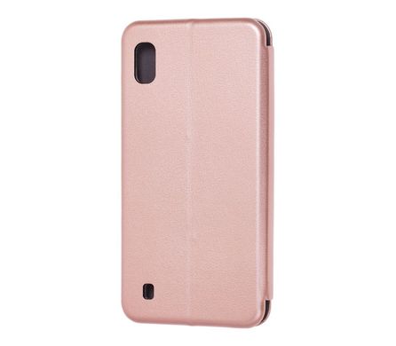Чохол книжка Premium для Samsung Galaxy A10 (A105) рожево-золотистий
