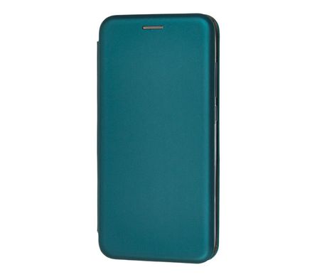 Чехол книжка Premium для Samsung Galaxy A10s (A107) темно-зеленый