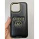 Чехол для Iphone 14 Pro Max Leather GC Black