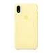 Чехол Silicone case 1:1 (AAA) для Apple iPhone XR (6.1"") Желтый / Mellow Yellow