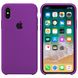 Чохол silicone case for iPhone X / XS Purple / фіолетовий