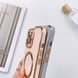 Чохол для iPhone 11 Gold Plating with Magsafe + скло на камеру Black