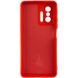 Чехол для Xiaomi 11T / 11T Pro Silicone Full camera закрытый низ + защита камеры Красный / Red