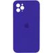 Чохол для Apple iPhone 11 Pro Max Silicone Full camera закритий низ + захист камери (Фіолетовий / Ultra Violet)