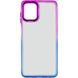 Чехол TPU+PC Fresh sip series для Samsung Galaxy A12 / M12 Синий / Фиолетовый