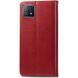 Кожаный чехол книжка GETMAN Gallant (PU) для Oppo A53 5G / A73 5G (Красный)